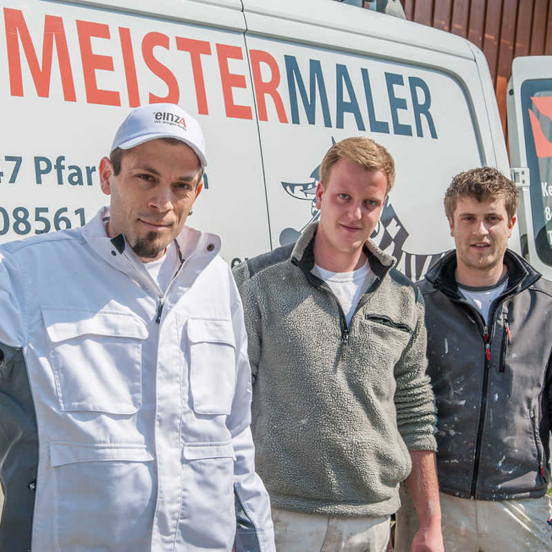 Team des Malermeisters in Pfarrkirchen